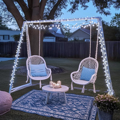 200 LED White Christmas Lights Outdoor, 66Ft Connectable Christmas Tree Lights Indoor Green Wire, 8 Modes Waterproof Twinkle String Lights Plug in for Wedding Party Xmas Decorations