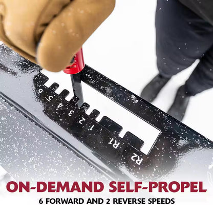 24 In. 208Cc Self-Propelled 2-Stage Gas Snow Blower with Electric Start