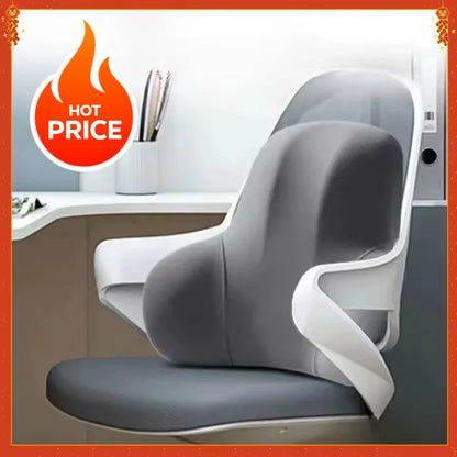 New Lumbar Back Cushion with Memory Foam for Car Office Gaming Chairs & Postpartum Pain Relief Pillow