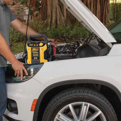 Portable Jump Starter Compressor Power Pack W/ Car Battery Jumper Box 3 USB BOX