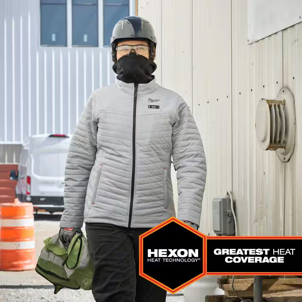 Women'S X-Large M12 12V Lithium-Ion Cordless AXIS Black Heated Jacket Kit with (1) 3.0 Ah Battery and Charger