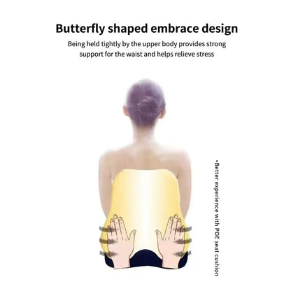 New Lumbar Back Cushion with Memory Foam for Car Office Gaming Chairs & Postpartum Pain Relief Pillow